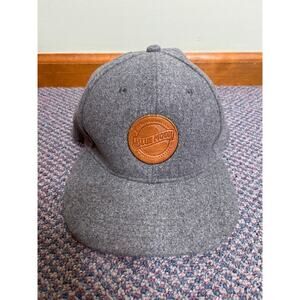 Blue Moon Leather Grey Wool Blend Hat
